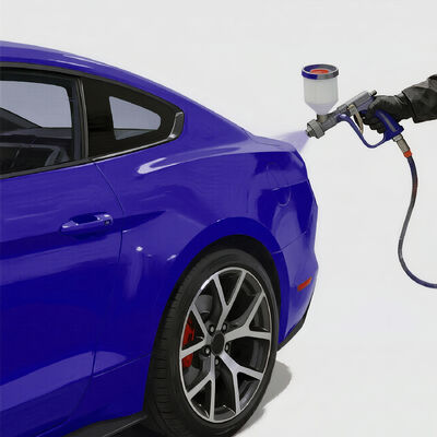 Meklon MK-208 2K Mavi Çizik Direnci Düşük VOC Emisyonları Otomobil Onarımı için Araç Boyasını Düzeltin