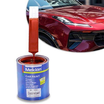Meklon MK-X-02 Kristal Kırmızı İnci Endüstriyel Araba Refinish Spray Paint Acrylic Liquid Coating Üreticisi Fabrika Fiyatı