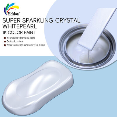100% Eşleşen Mk-X-11 Akrilik Oto Boya Spreyi 1k Astar Yüksek Parlaklıkta Kristal Beyaz İnci Oto Boyası Oto Tamiri İçin
