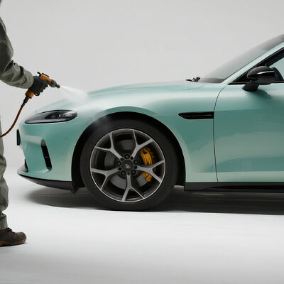 Akrilik reçine Yeşil İnci Çizik Direnci Düşük VOC Otomobil Onarımı için Araç Boyası Dönüştür