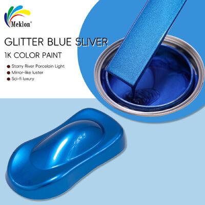 Glitter Blue Silver 1K Akrilik Araç Tamir Boya - Profesyonel Toplu Tedarik