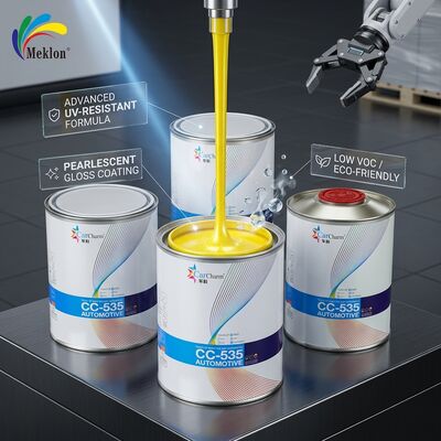 Otomobil Onarım Boya Düşük VOC İnci Kristal Sarı Araba Boyası UV Dirençli Tedarikçi