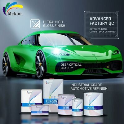 Yeşil araba boyası üst tabakası gelişmiş tesislerle güçlü yapışkanlık Otomatik boya