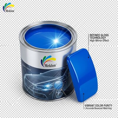 Akrilik reçine Otomatik Refinish Boya Araba Sıvı Kaplama 1K Parlak Mavi