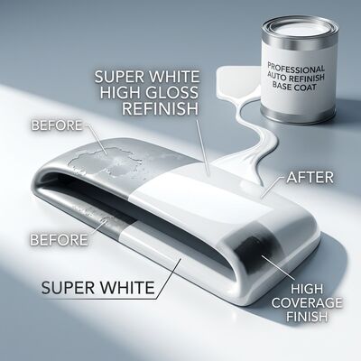 1L Finish Clear Coat Otomobil tabanı araba boyası