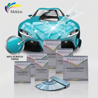 İyi parlaklık 1K Frost Snow Blue Color Tintler Araba kaplama Tamiri Otomatik Refinish Paint