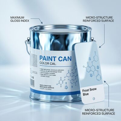 İyi parlaklık 1K Frost Snow Blue Color Tintler Araba kaplama Tamiri Otomatik Refinish Paint