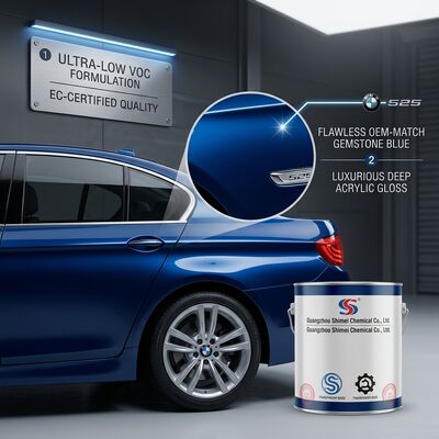 Gemstone Blue Refinish Car Paint Glossy Finish 1L BMW 525 2015+ 467 için