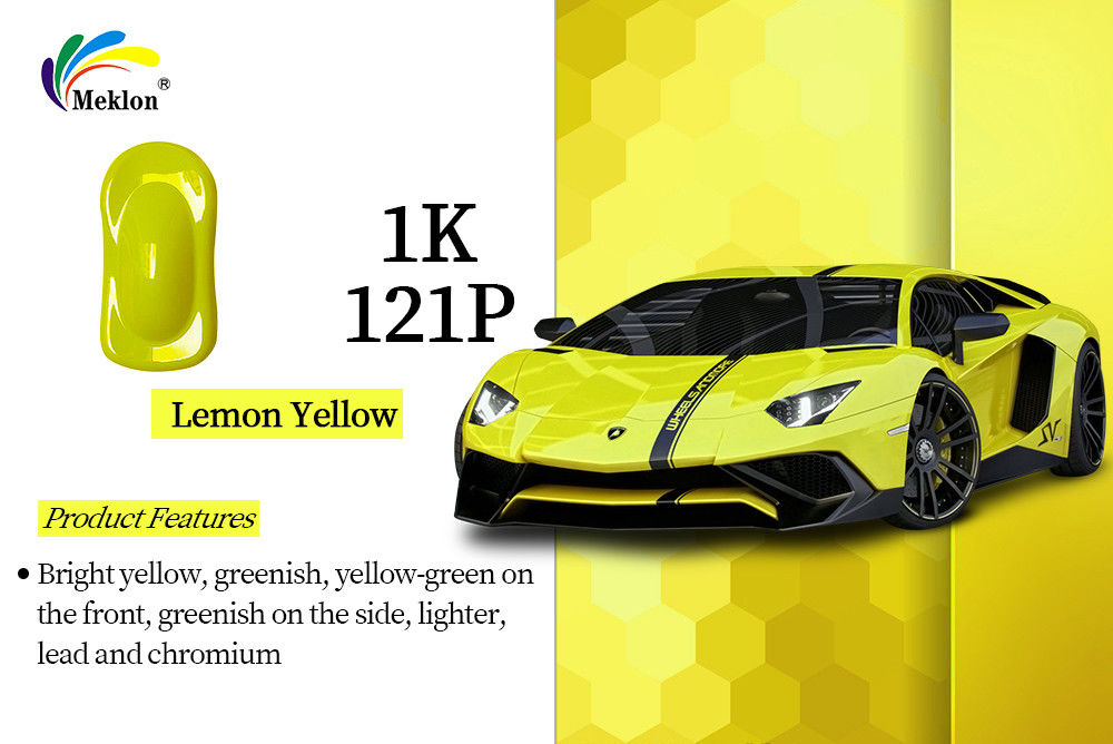 1K Limon Sarı Çeşitli Renk Değişimi Kameleon Otomatik Boya için Pigman Spreyi