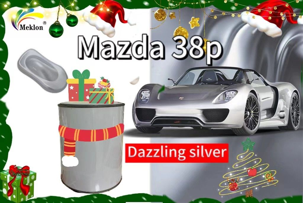 38P Parlak Gümüş Mazda Otomobil Kaplamaları için Göz kamaştırıcı etkisi olan Araç Boyaları