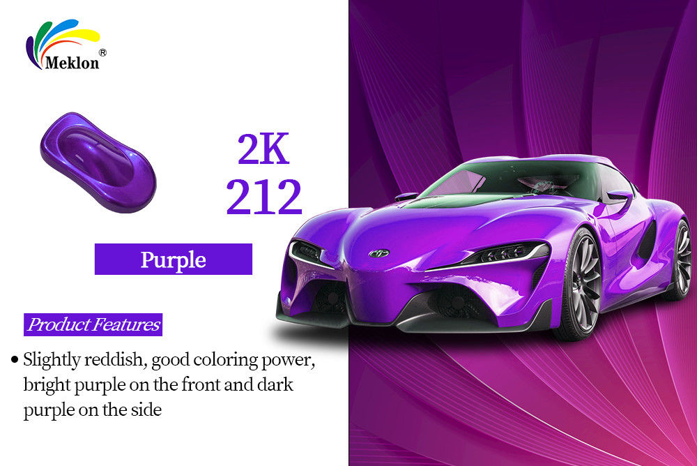 Hava Duruma Dirençli ve Kullanım Dayanıklı 2k Araç Boyası Aracınız için Uygun Mor Tamir Boyası