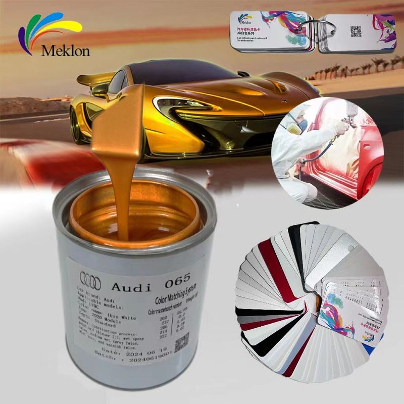 Yüksek Performanslı Toyota 1B2 Gold Refinish Araba Boyası Tamir için formül