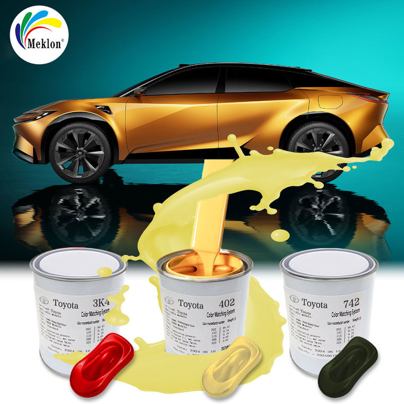 Toyota 4Q2 Şampanya Altın için Çizik ve Çip Dirençli Hazır Karışık Araba Boyaları
