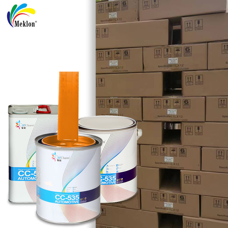 Audi LX2U Hazır Karışık Araba Boyası Samoa Turuncu Rengiyle Araç Stilini Yükseltin