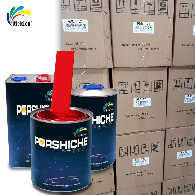 ISO MSDS Araç Boyası Üst Kat Kokusuz Kırmızı Turuncu Renk Eko Dost Otomotiv Boyası