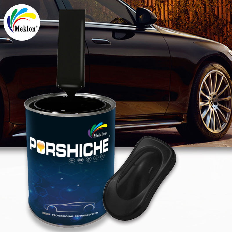 2K Otomobil Akrilik reçine Siyah Boya 2K En iyi renk boya Akrilik kaplama Otomatik Refinish Boya