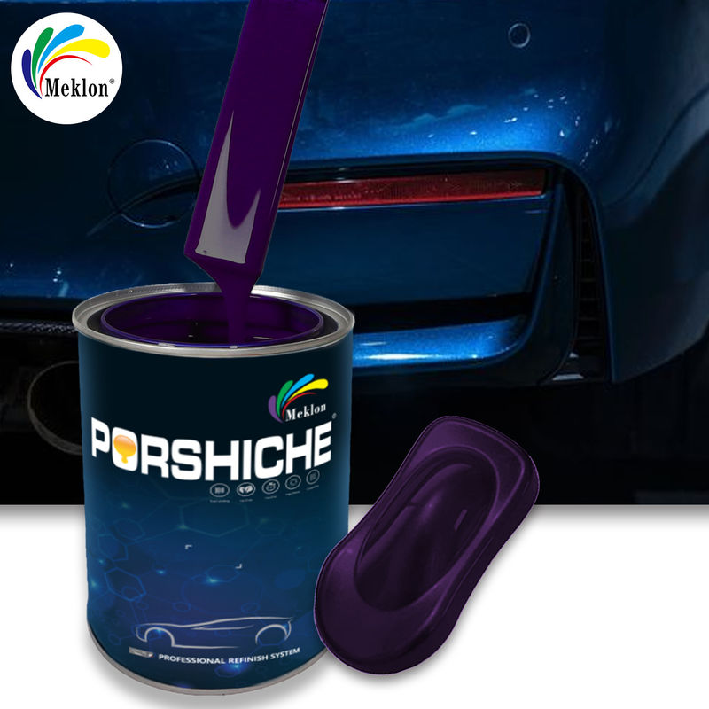 1K Mor Renkli Boya Otomatik Kaplama Düzeltme Renkleme Sistemi Peçete Autobody