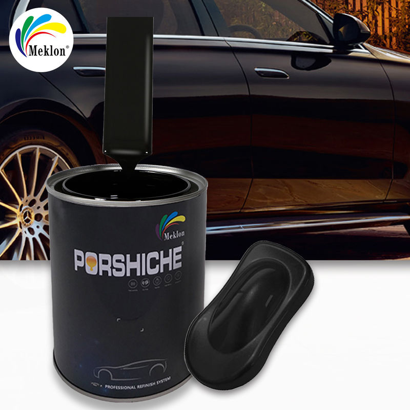 Parlak Renkli Araba Refinish Boya Yüksek Katı İçeriği 1K Basecoat Renkli Otomatik Boya