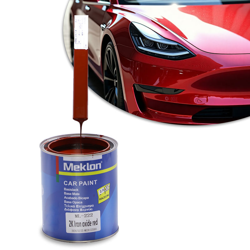 En çok satılan 2K Demir Oksit Kırmızı Otomobil Boyası Akrilik Sıvı Kaplama Spray Otomobil Refinish Boyası