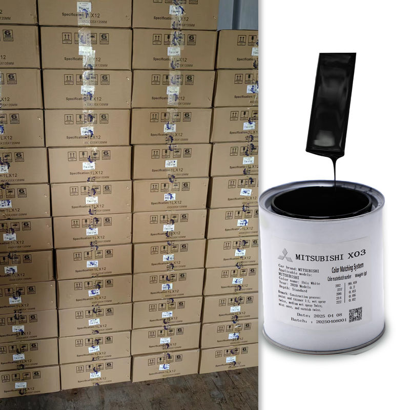 MK105 Özelleştirilebilir Renk Gece Yarısı Obsidian OEM Ultra Siyah Araç Boya