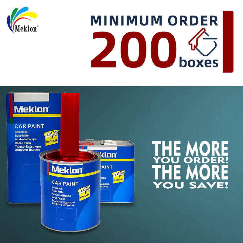 1K UV Dayanımlı Araba Boyası Sürekli Yüksek Parlaklık ve Göz Kamaştırıcı Kırmızı Araba Boyası