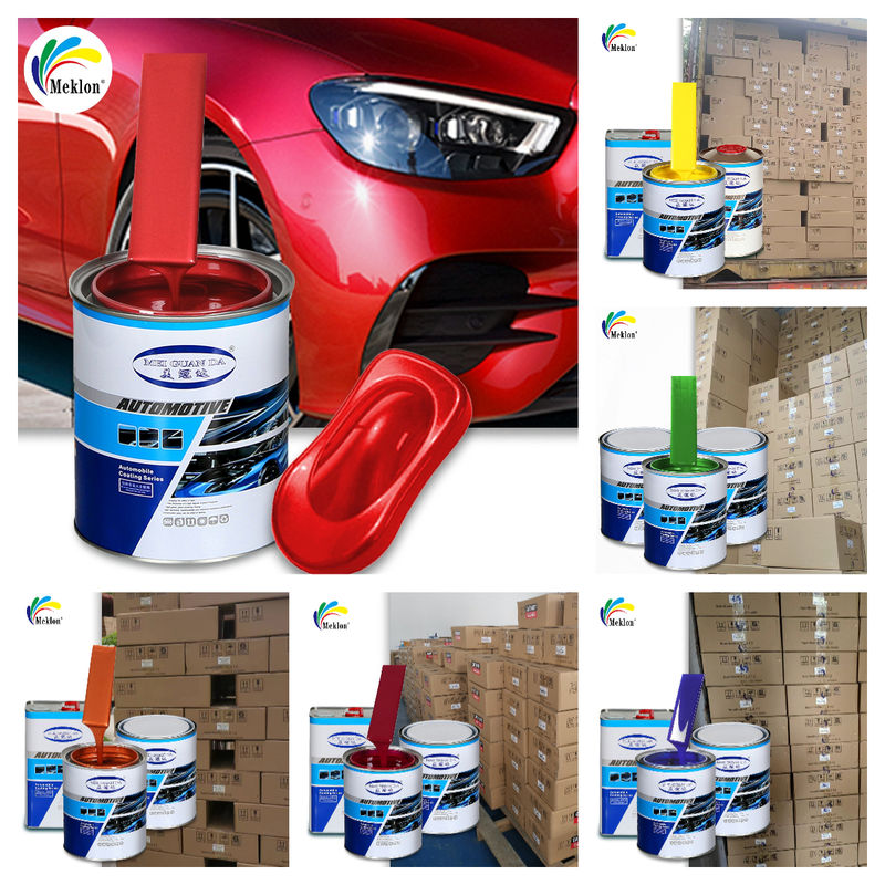 Yüksek Parlaklık OEM 1K Kırmızı İnci Akrilik Onarım Boyası Mercedes Benz için Uygun