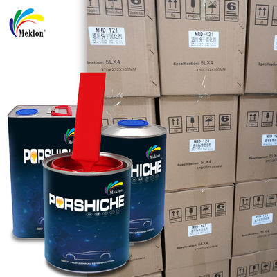 ISO MSDS Araç Boyası Üst Kat Kokusuz Kırmızı Turuncu Renk Eko Dost Otomotiv Boyası