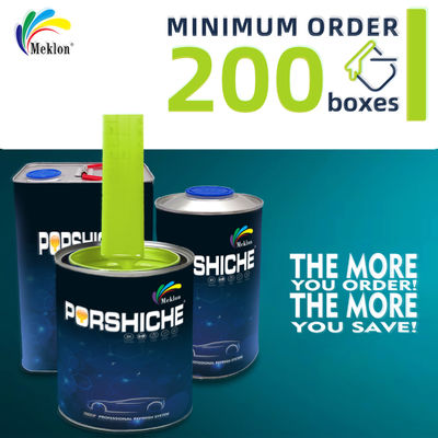 2K Sarı Yeşil Araç Boyası Dayanıklılık için Özel Korozyona Karşı İçerikler