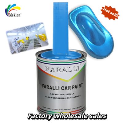 Nem geçirmez hazır karışık araba boyası gök mavi anti UV çok fonksiyonlu