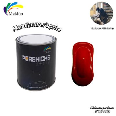 Parlak Kırmızı Metallik Gümüş Araç Boyası Gübre Direnci Zehirli Değil