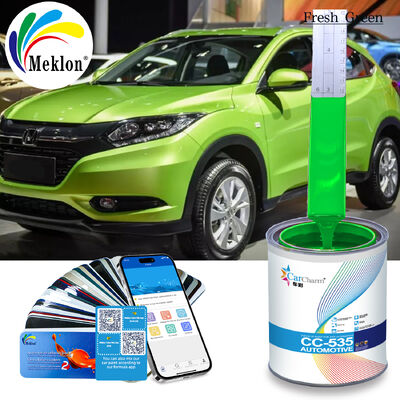 Dayanıklı zararsız Parlak yeşil araba boyası Hava koşullarına dayanıklı Hazır Karışık Araç spreyi boyası