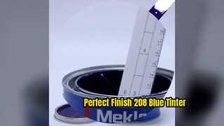 208 Mavi 2K Tinter Yüksek Konsantrasyonlu Otomotiv Boyası