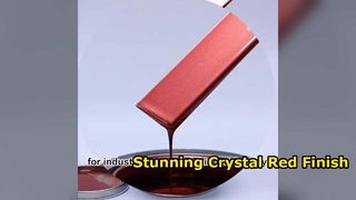 Toptan X02 Kristal Kırmızı İnci 1L Akrilik Boya İncelemesi